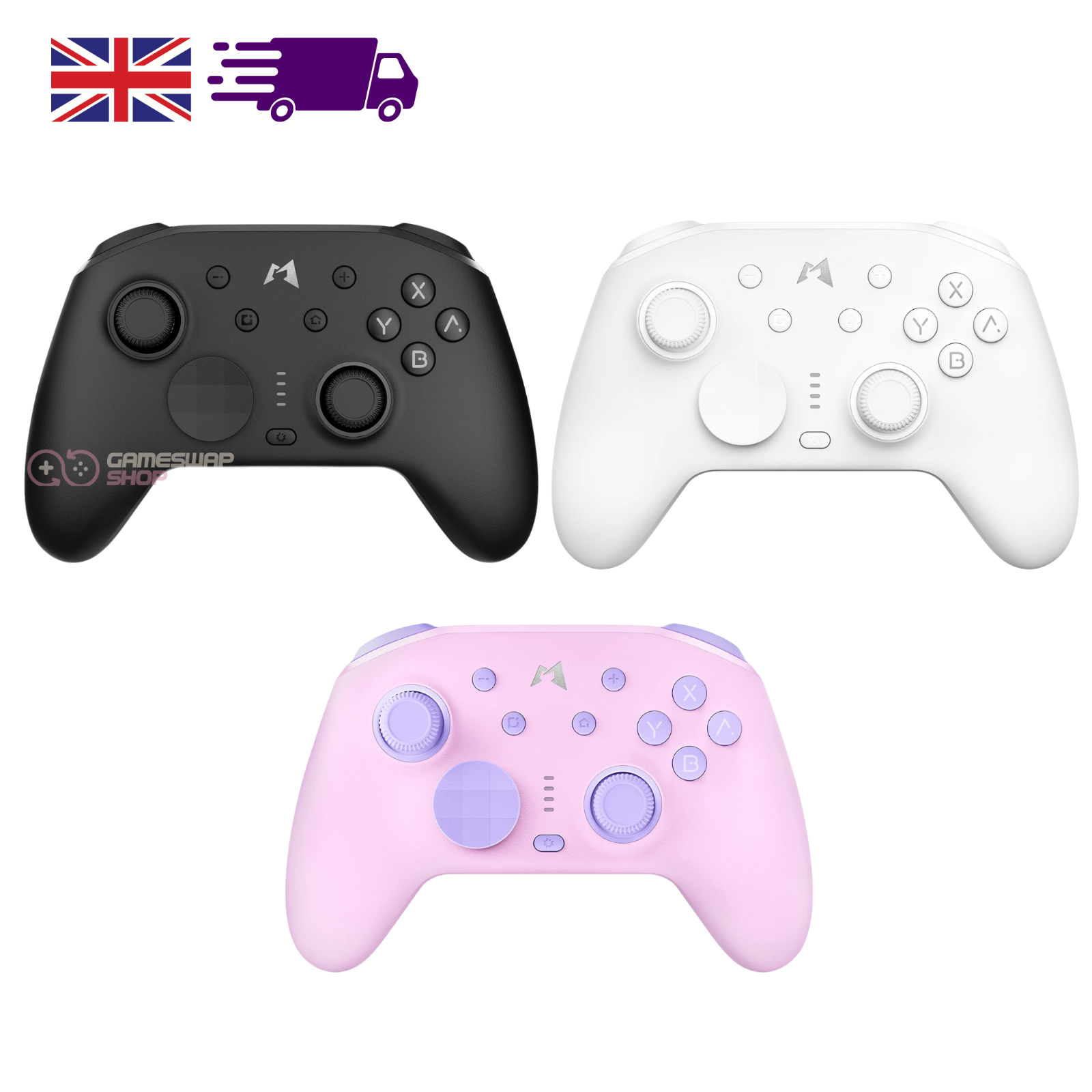 Mobapad N1 HD / N1S Pro Wireless Controller for Switch, PC + MORE