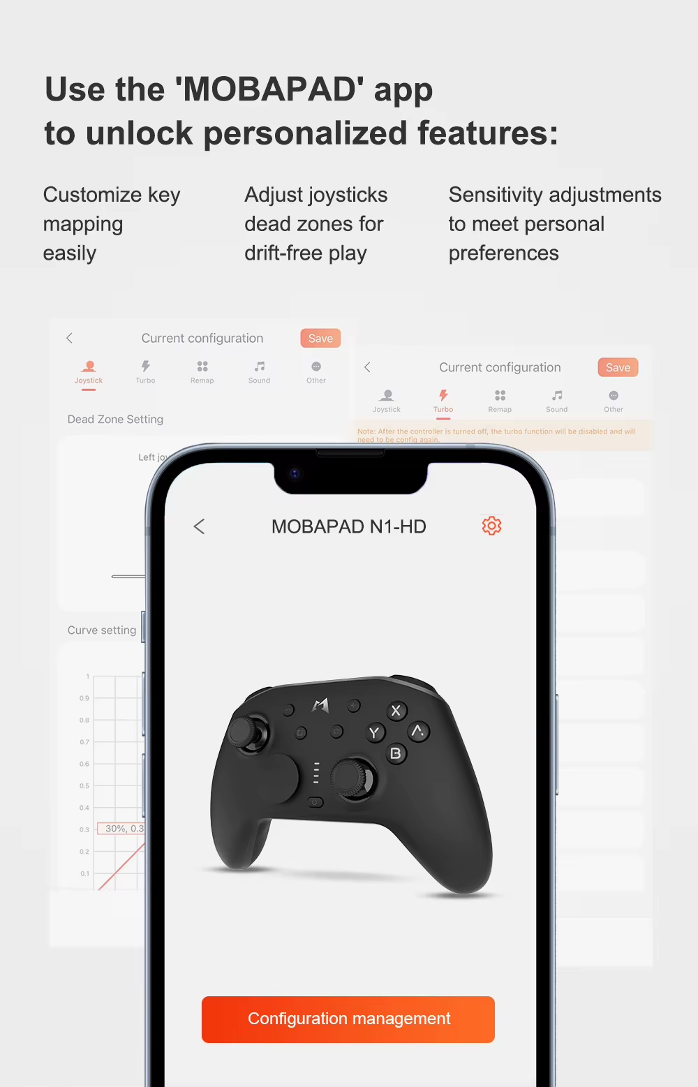 Mobapad N1 HD / N1S Pro Wireless Controller for Switch, PC + MORE - Image 6