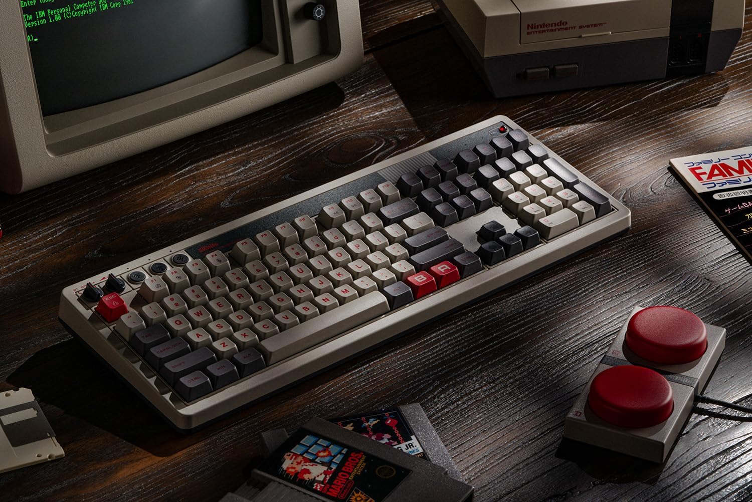 8BitDo Retro 108 Mechanical Keyboard with Integrated Numpad - Image 7