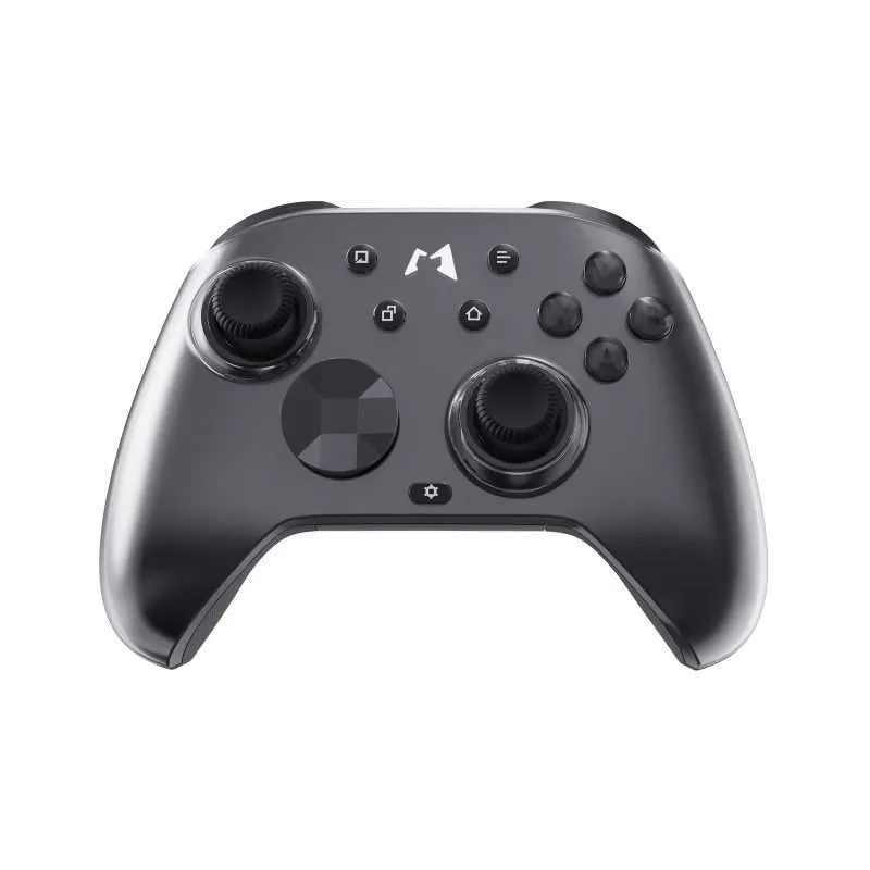 Black gaming controller with multiple buttons