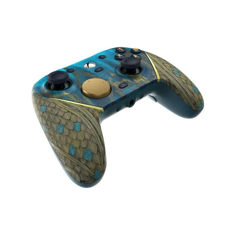 Custom Xbox controller with feather design