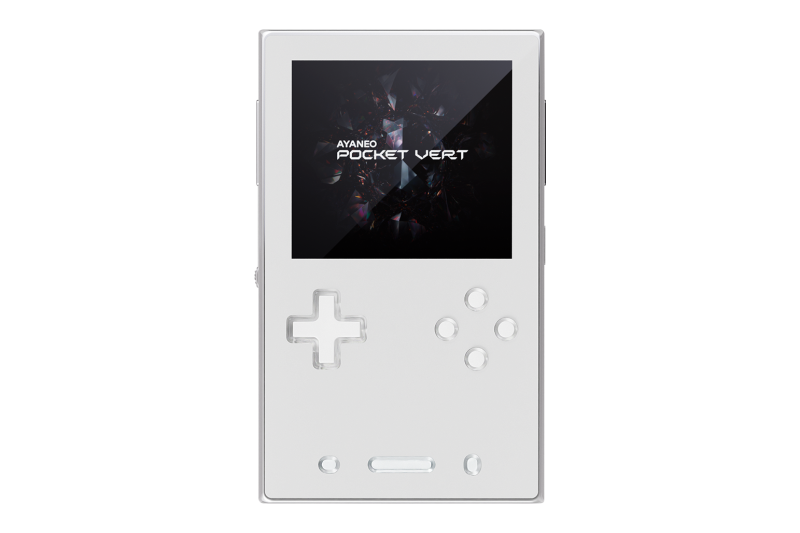 Handheld gaming device with buttons and screen