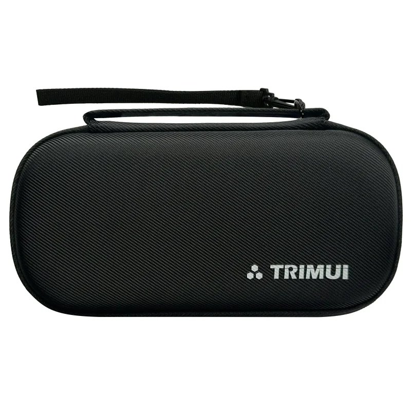 Black Trimui carrying case with handle.