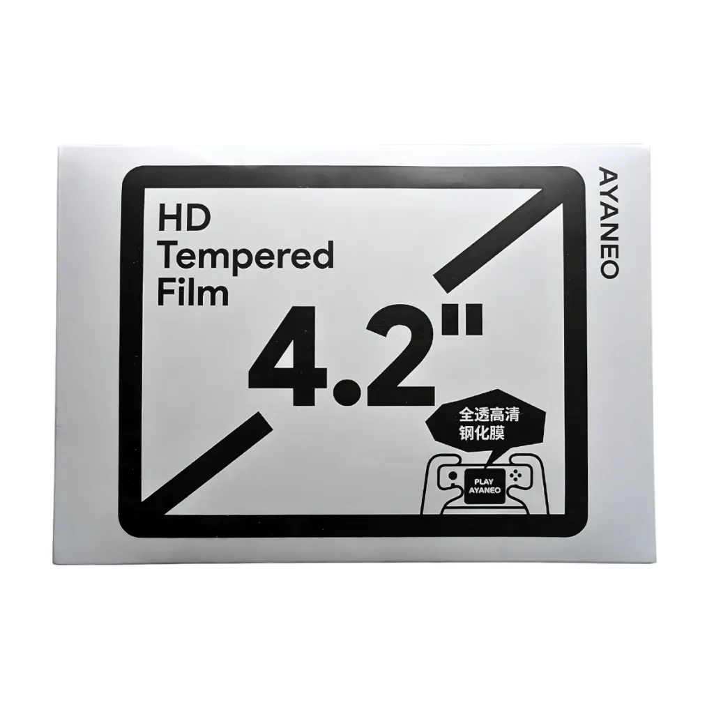AYANEO HD Tempered Film 4.2 inch packaging