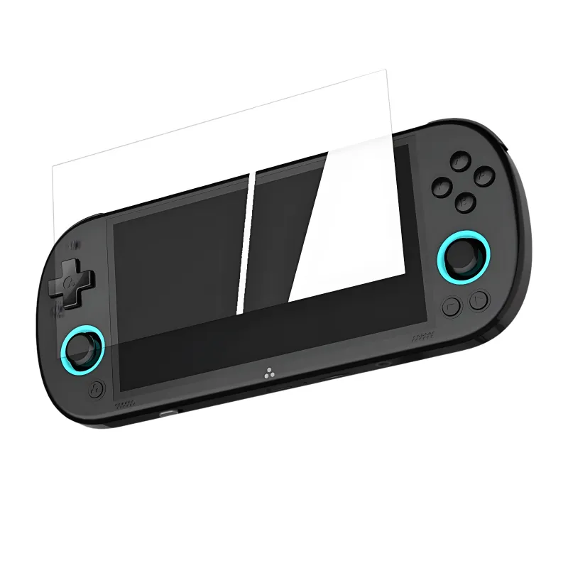 Handheld gaming console with screen protector