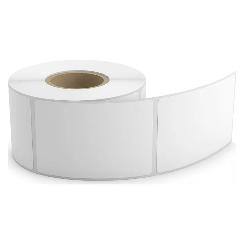 Roll of adhesive shipping labels