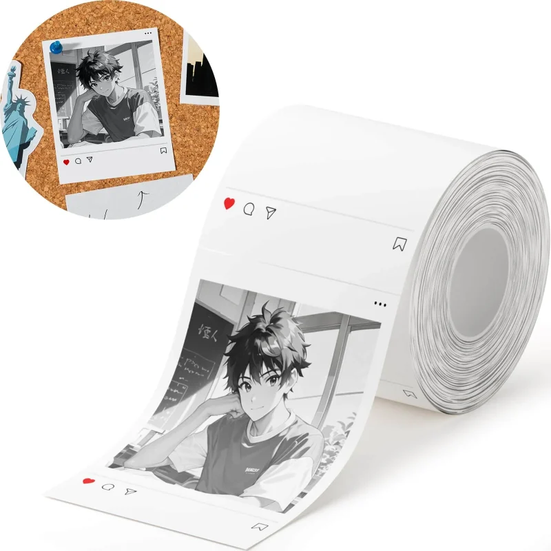 Anime art printed on novelty toilet paper