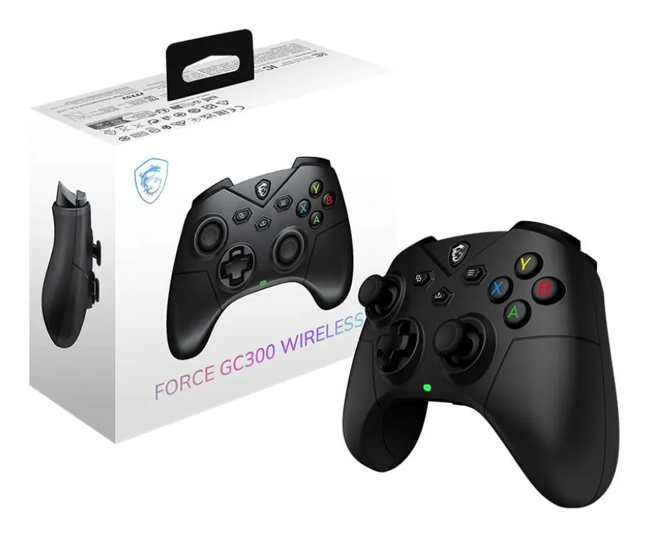 Wireless game controller with packaging
