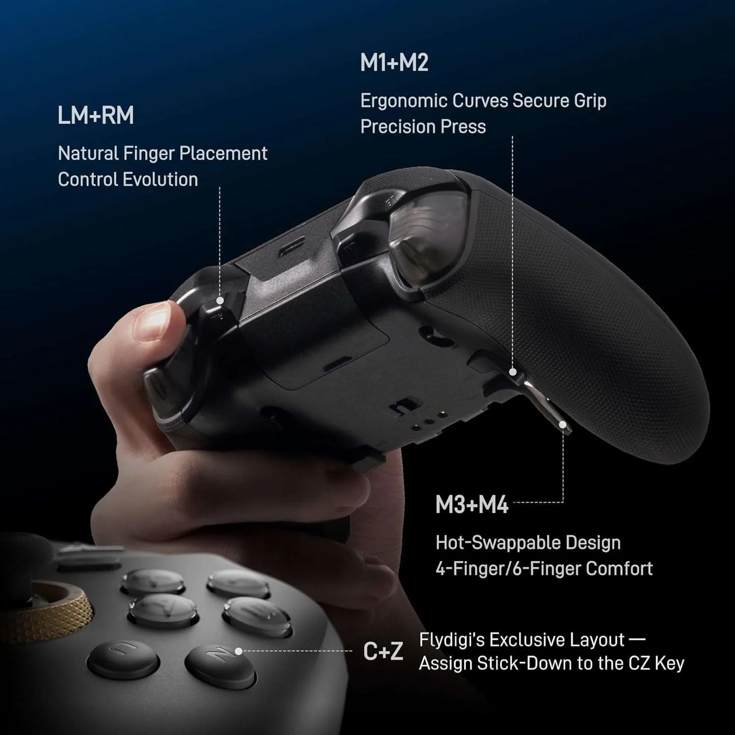 Flydigi Vader 5 Pro Wireless Gaming Controller UK | Buy Now