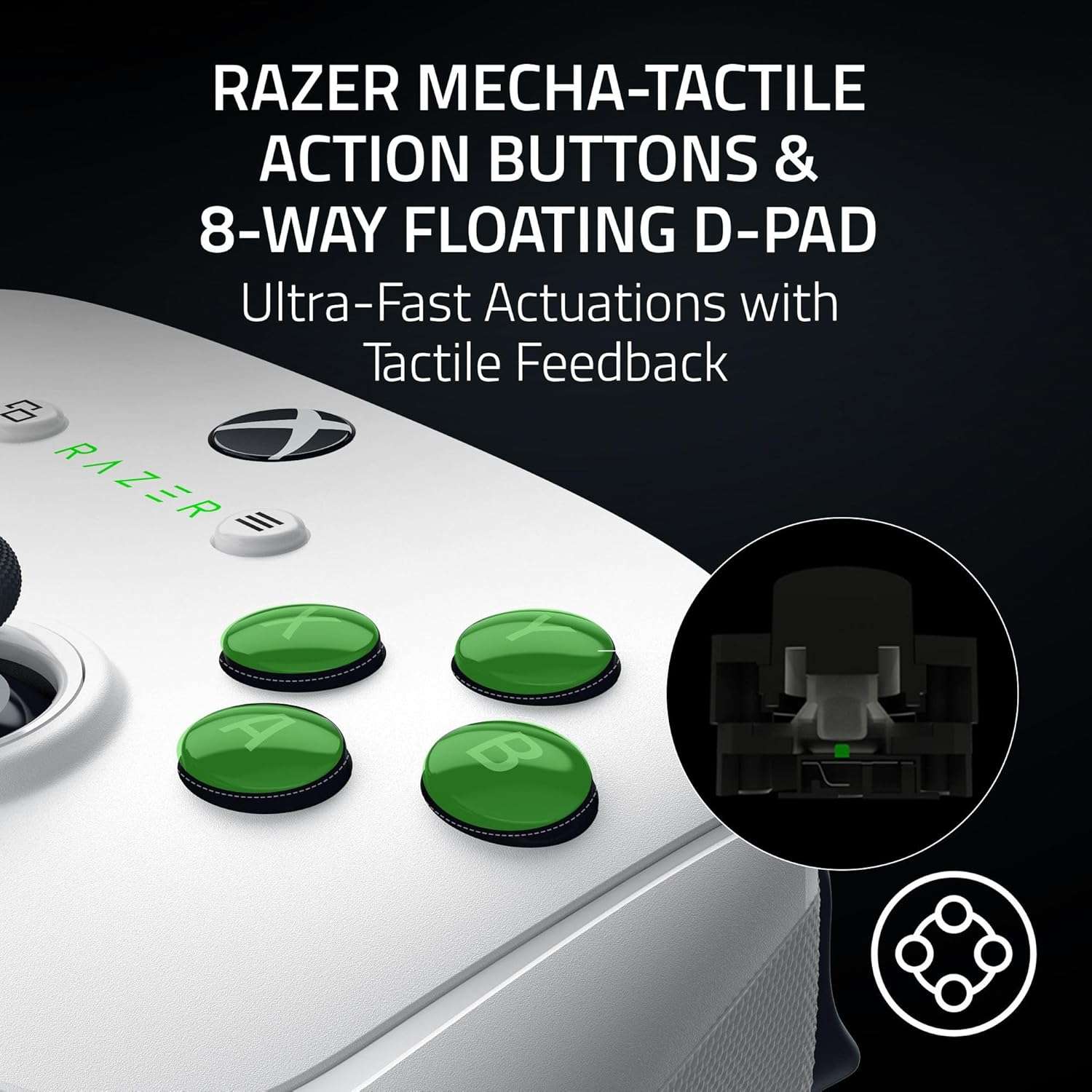Razer Wolverine V3 Pro Wireless Gaming Controller | White - immagine 6
